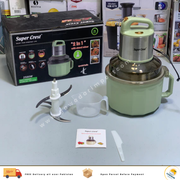 Super Crest 2 in 1 Meat Grinder/ Chopper and Stand Mixer 2500w Model: SCT 2038