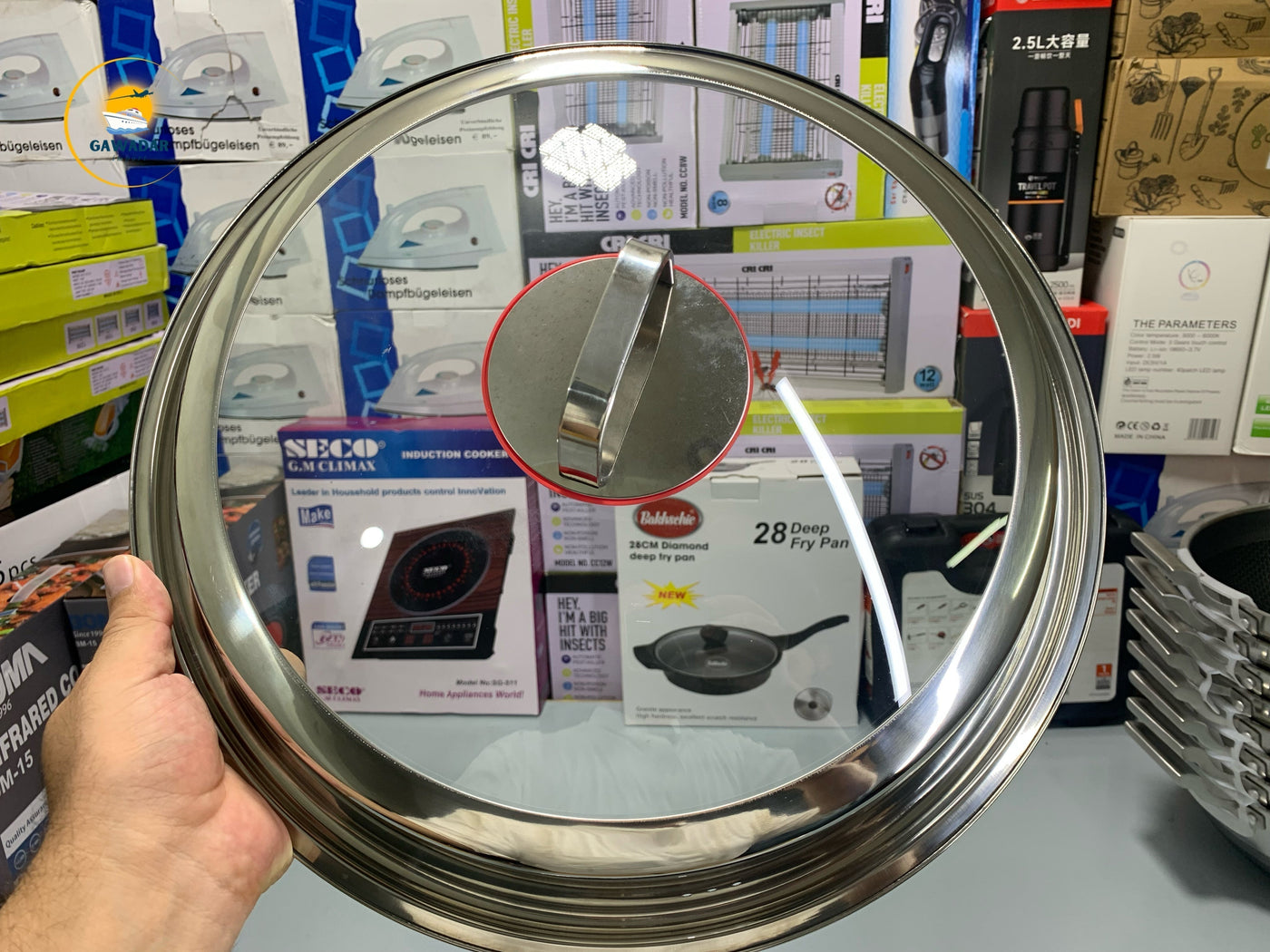 Laser Coated HoneyComb Pattern Deep Frying Karahi /Handi