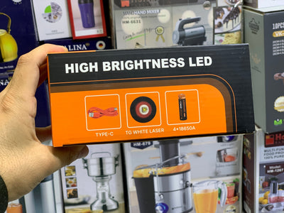 LED Flashlight Ym-G501 | Camping Torch
