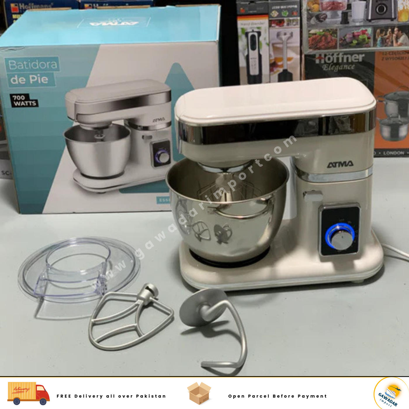 ATMA Stand Mixer Stainless Steel 700w 4.5L