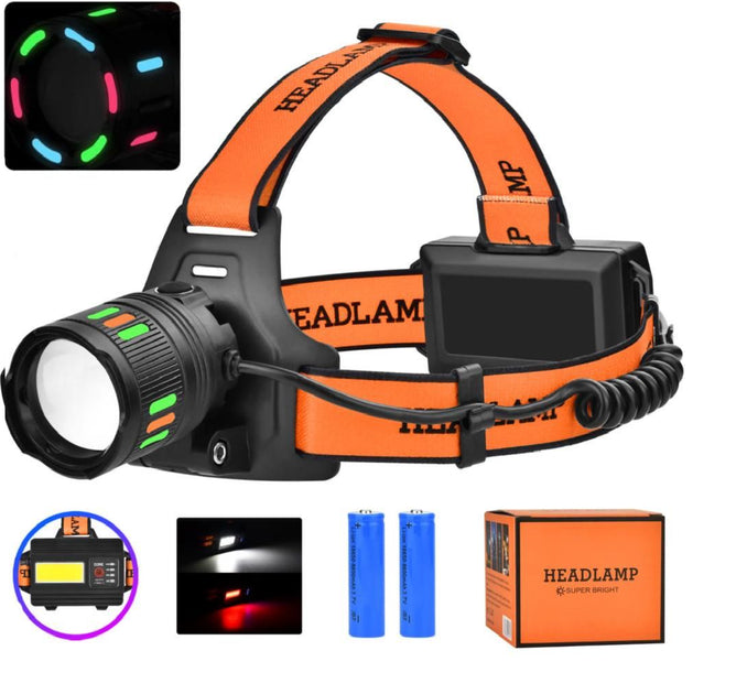 Lot Imported High quality adjustable rechargeable headlight